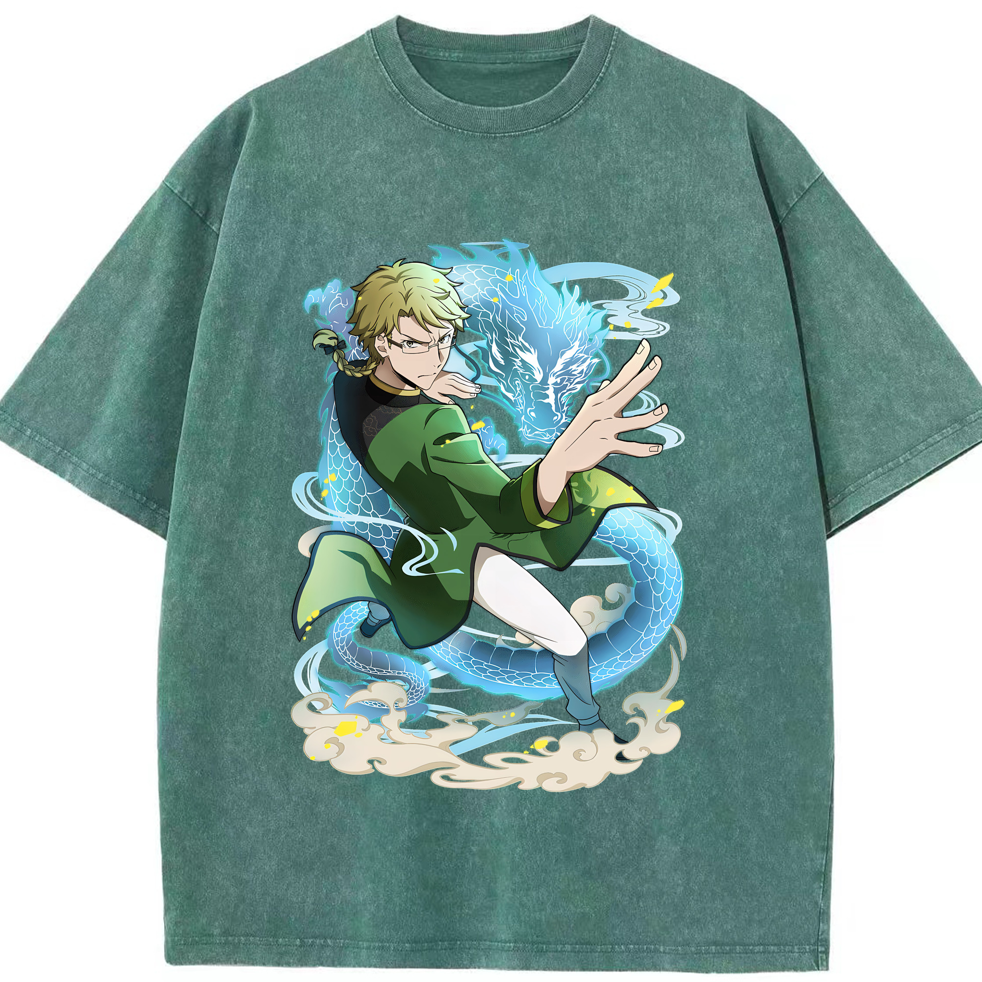 （画像用） 文豪ストレイドッグス Bungo Stray Dogs 綿100% ヴィンテージ風 半袖Tシャツ（フロントプリント）